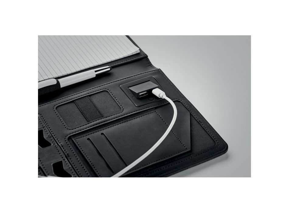 POWERNOTY - Porta blocco A5 con powerbank FullGadgets.com