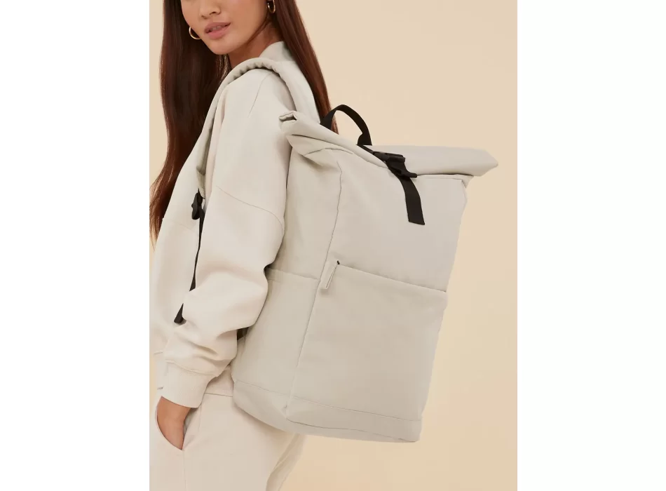 Premium Recycled Roll Top Backpack FullGadgets.com