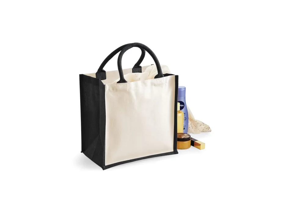 Printers Midi Jute Tote FullGadgets.com