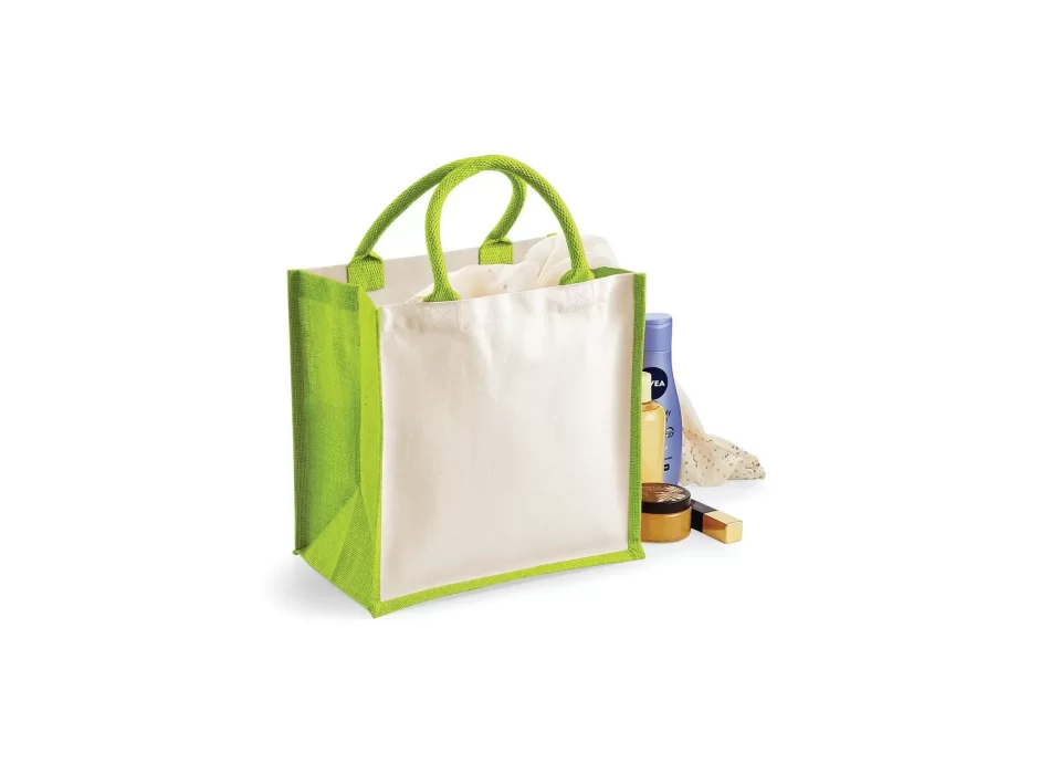 Printers Midi Jute Tote FullGadgets.com