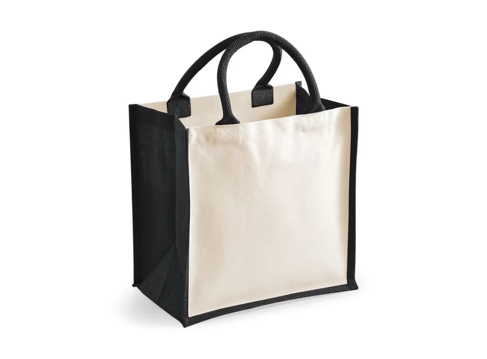 Printers Midi Jute Tote FullGadgets.com