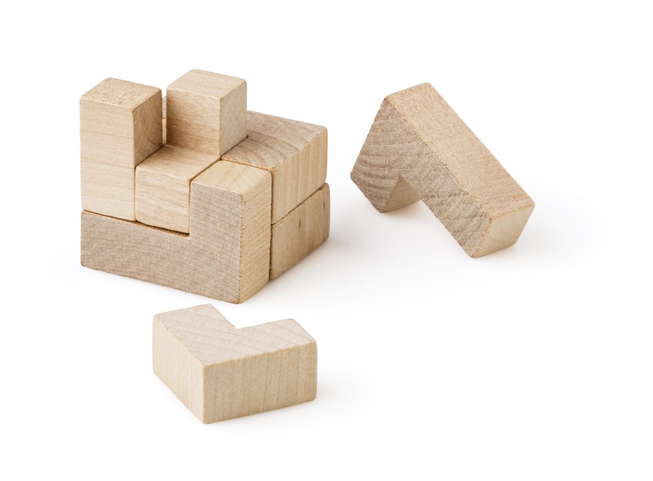 Puzzle Cubo in legno Amber FullGadgets.com
