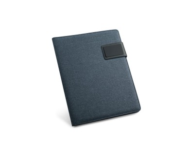 PYNCHON. Cartella A5 in PU e imitazione lino con blocco pagine a righe FullGadgets.com