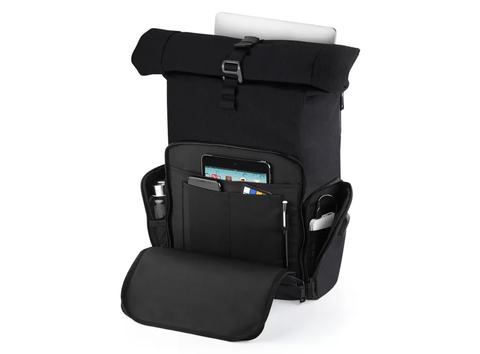 Q-Tech Charge Roll-Top Backpack FullGadgets.com