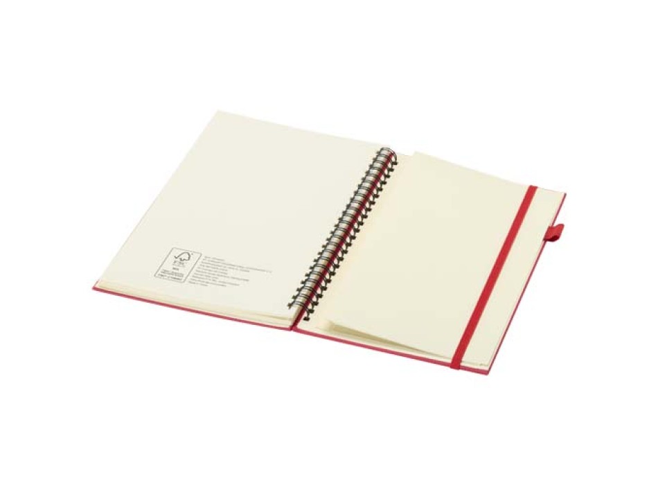 Quaderno A5 a spirale con copertina rigida in plastica riciclata Liss FullGadgets.com