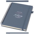 Quaderno A5 a spirale con copertina rigida in plastica riciclata Liss FullGadgets.com