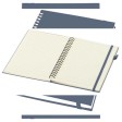 Quaderno A5 a spirale con copertina rigida in plastica riciclata Liss FullGadgets.com