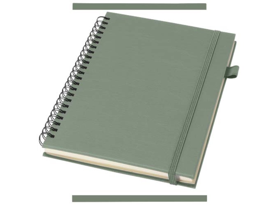 Quaderno A5 a spirale con copertina rigida in plastica riciclata Liss FullGadgets.com