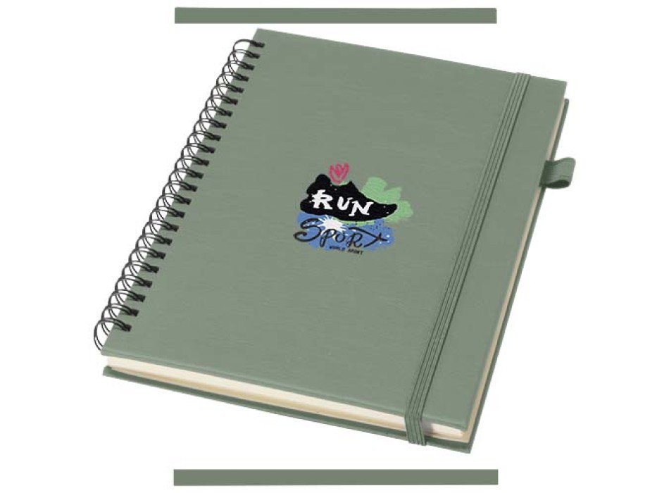 Quaderno A5 a spirale con copertina rigida in plastica riciclata Liss FullGadgets.com