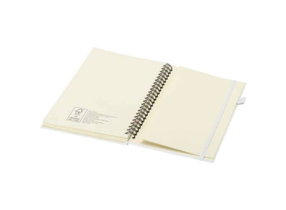 Quaderno A5 a spirale con copertina rigida in plastica riciclata Liss FullGadgets.com