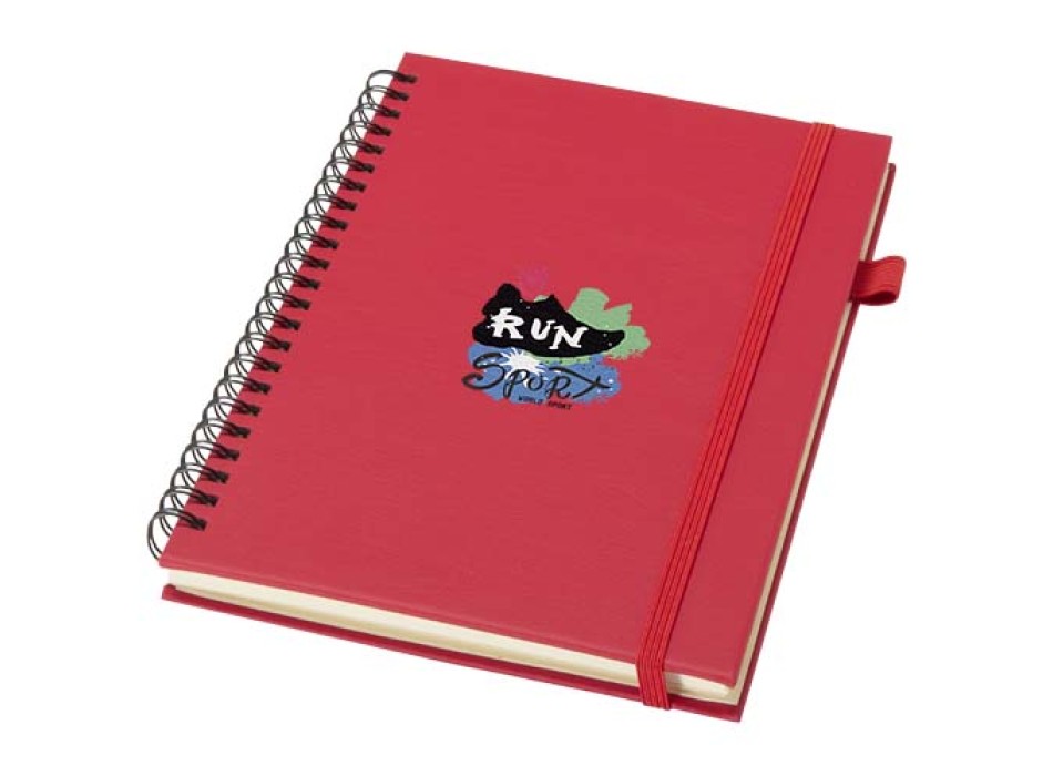 Quaderno A5 a spirale con copertina rigida in plastica riciclata Liss FullGadgets.com