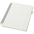 Quaderno A5 a spirale con copertina rigida in plastica riciclata Liss
