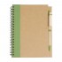 Quaderno Ad Anelli In Carta Riciclata Personalizzabile Con Penna In Cartone