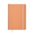 Quaderno con copertina in PU in colori pastello ed elastico di chiusura