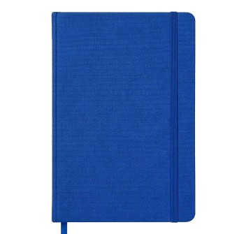 Quaderno con copertina rigida in R-PET. Elastico di chiusura e segnalibro in raso FullGadgets.com