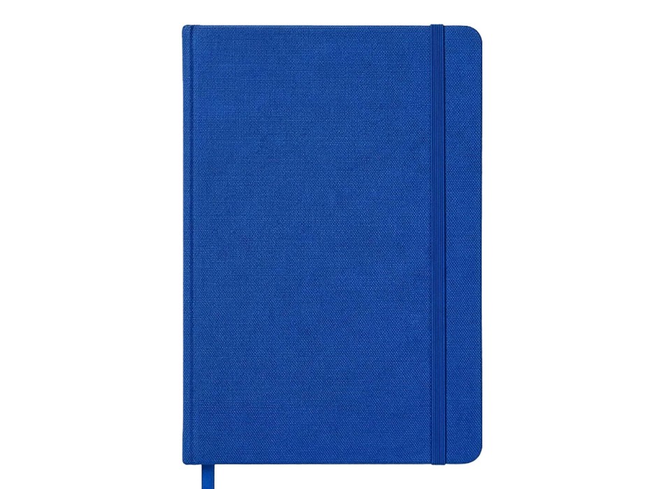 Quaderno con copertina rigida in R-PET. Elastico di chiusura e segnalibro in raso FullGadgets.com