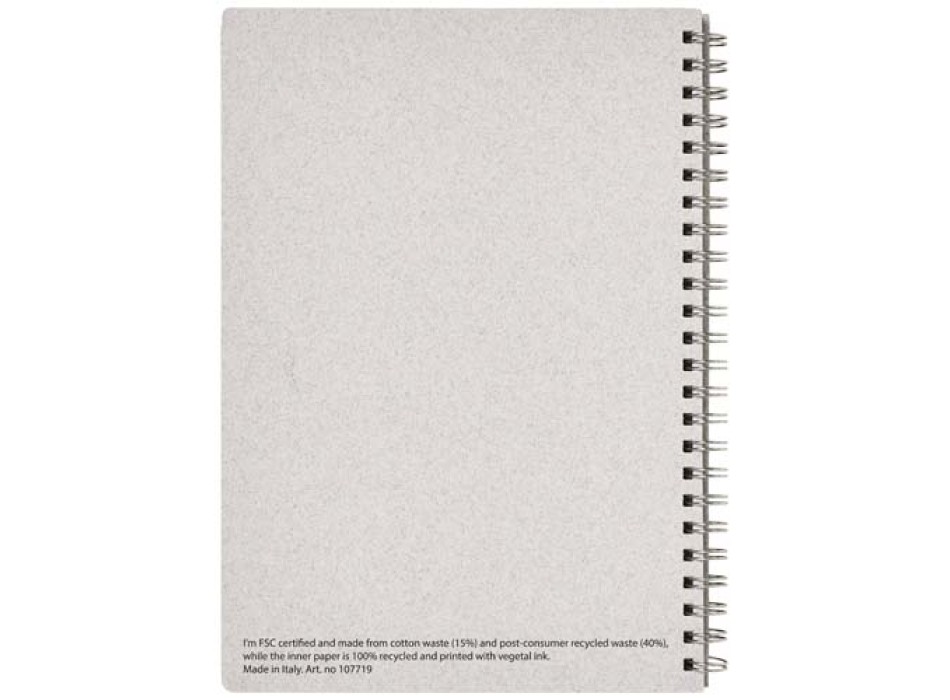 Quaderno formato A5 con rilegatura a spirale Bianco FullGadgets.com