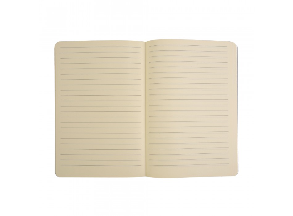 Quaderno in cartoncino effetto metallizzato, fogli a righe color avorio (64 pag.) FullGadgets.com