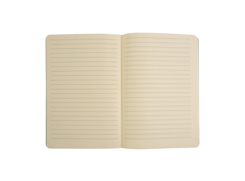 Quaderno in cartoncino effetto metallizzato, fogli a righe color avorio (64 pag.) FullGadgets.com