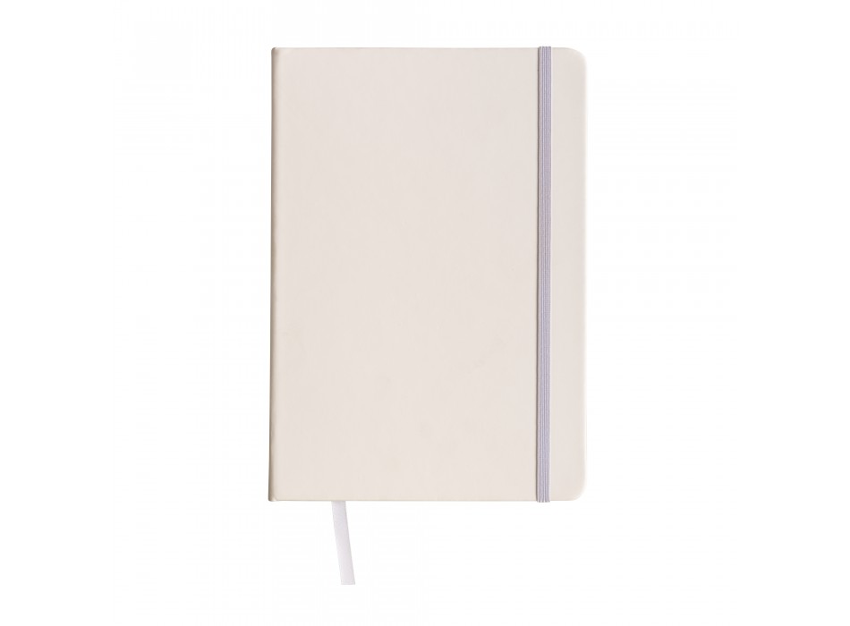 Quaderno in pu con elastico colorato, fogli a quadretti (80 pag.), segnalibro in raso FullGadgets.com