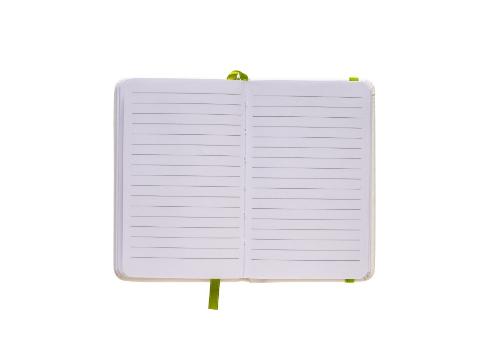 Quaderno in PU con elastico colorato, fogli a righe (80 pag.), segnalibro in raso FullGadgets.com