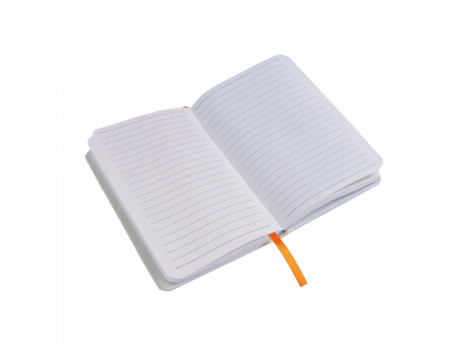 Quaderno in pu con elastico colorato, fogli a righe (80 pag.), segnalibro in raso FullGadgets.com