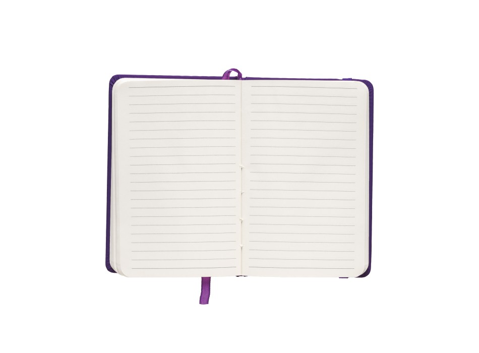 Quaderno in PVC con elastico colorato, fogli a righe (80 pag.), segnalibro in raso FullGadgets.com