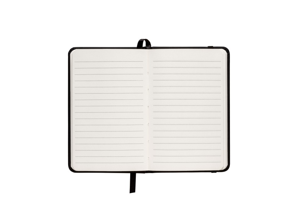 Quaderno in PVC con elastico colorato, fogli a righe (80 pag.), segnalibro in raso FullGadgets.com