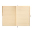Quaderno in sughero e PU, fogli a righe 80 pag. da 70 gr. in color avorio. FullGadgets.com