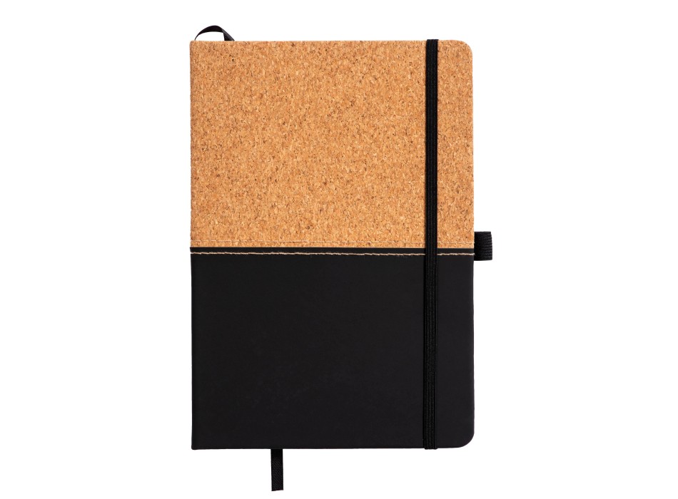 Quaderno in sughero e PU, fogli a righe 80 pag. da 70 gr. in color avorio. FullGadgets.com