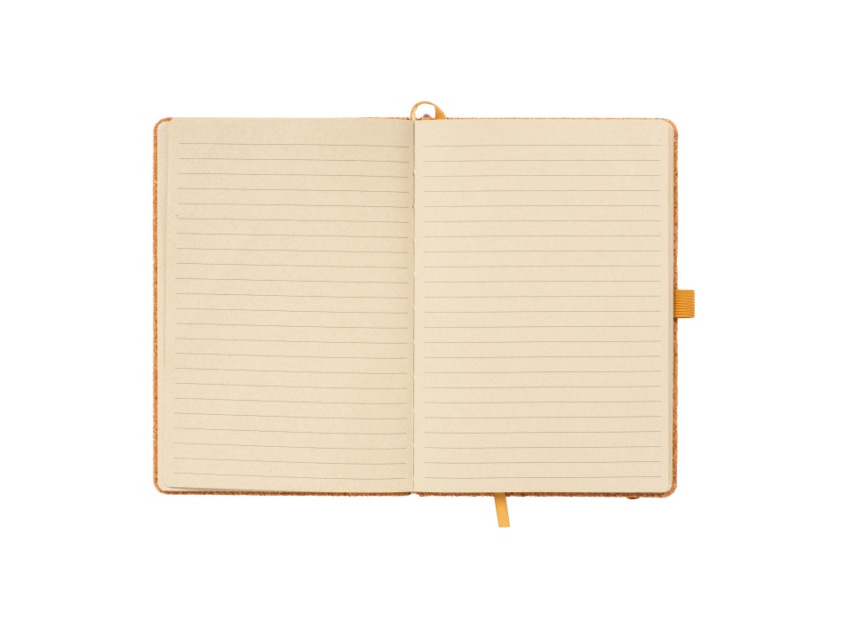 Quaderno in sughero, fogli a righe 80 pag. da 70 gr. in color avorio. FullGadgets.com