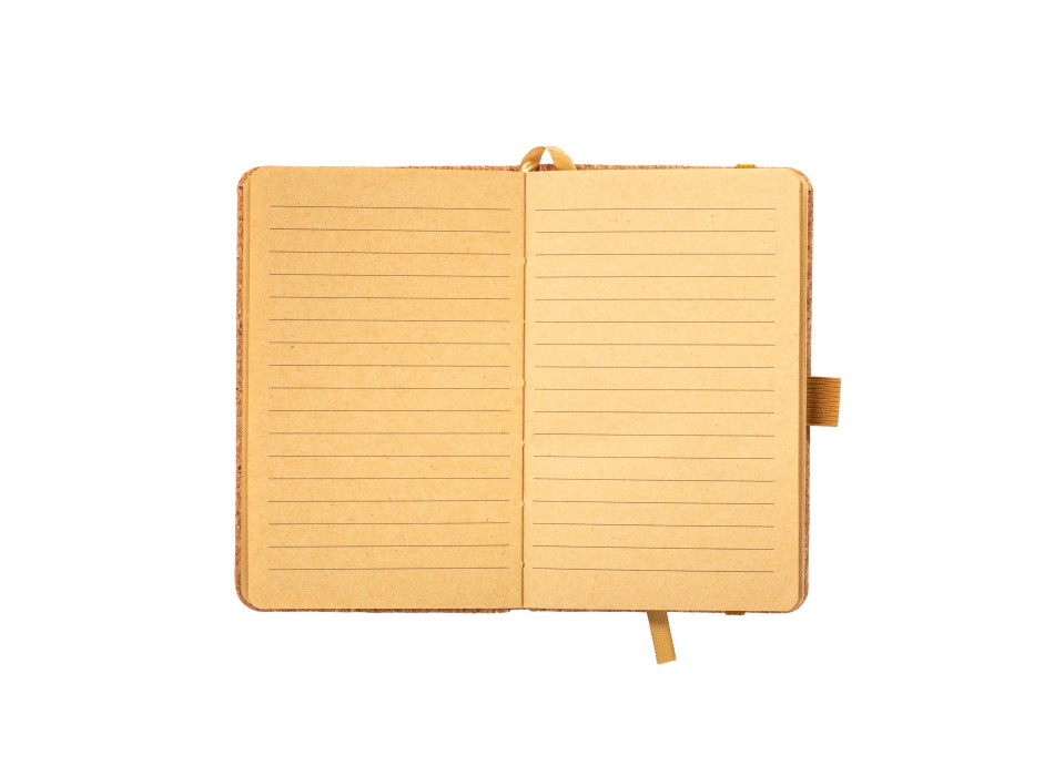 Quaderno in sughero, fogli a righe 80 pag. da 70 gr. in color avorio. FullGadgets.com