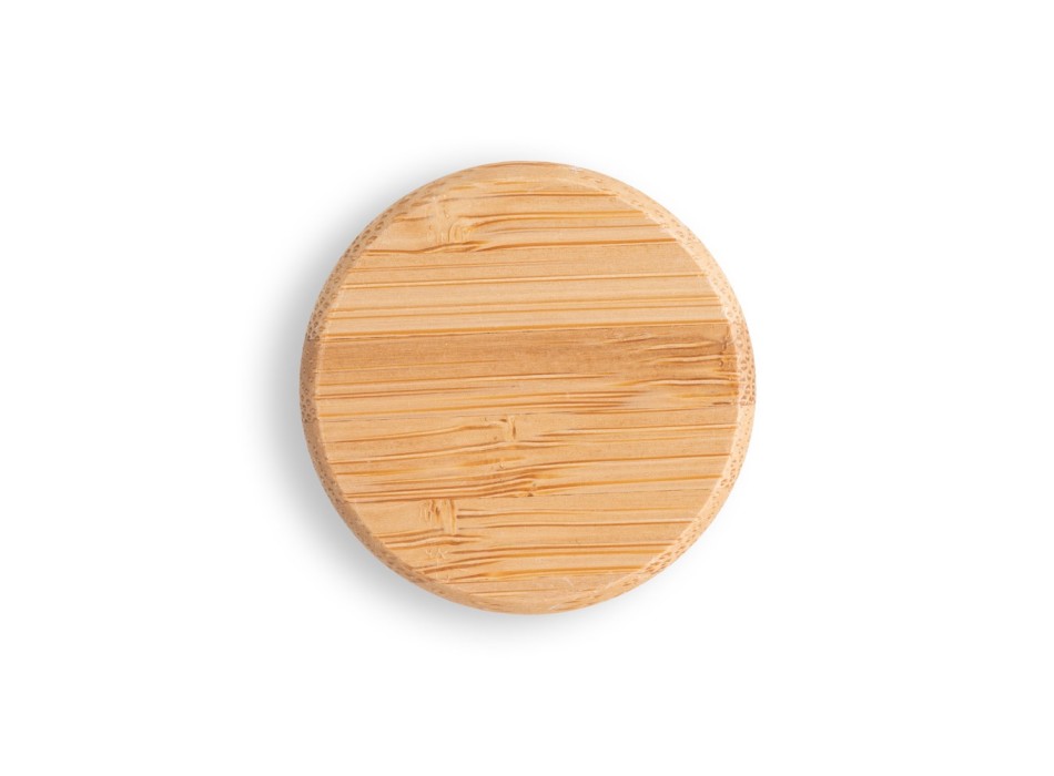 QUETA. Bottiglia in alluminio con coperchio in bambù 550 mL FullGadgets.com