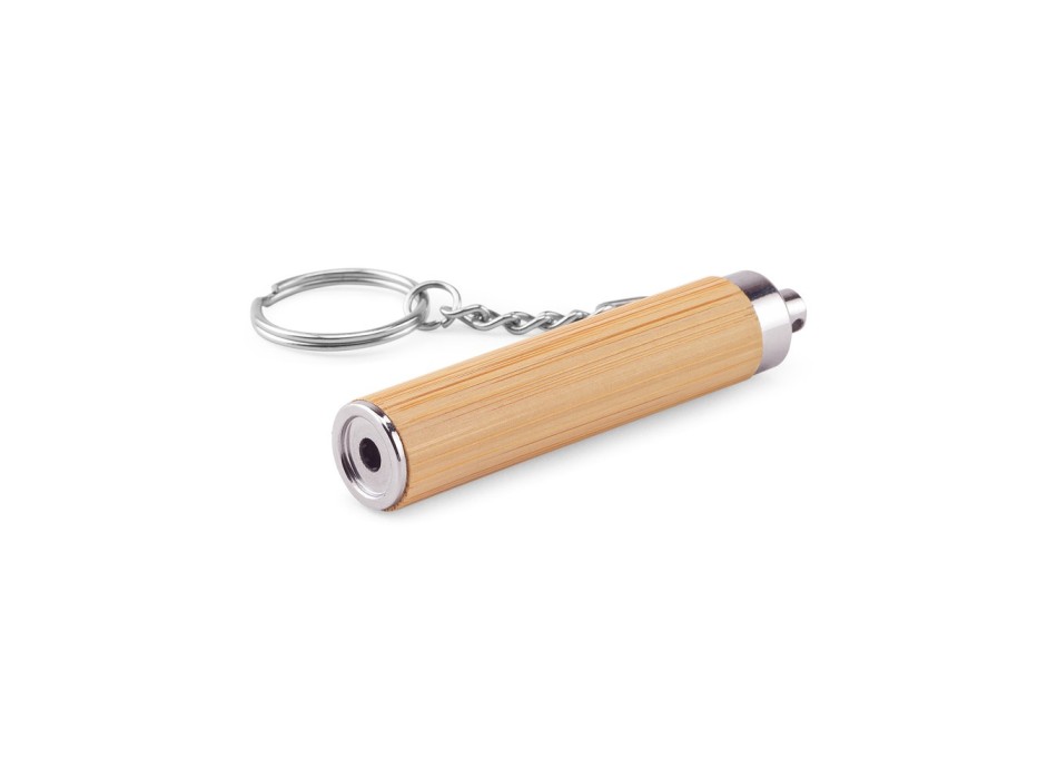 RACHEL. Portachiavi in bambù e ABS con torcia LED FullGadgets.com