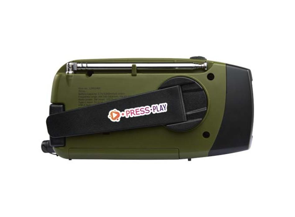 Radio di emergenza in plastica riciclata certificata RCS Avior FullGadgets.com