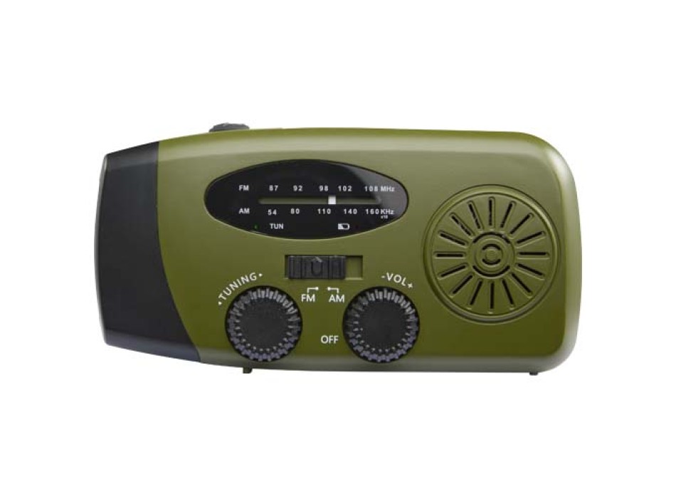 Radio di emergenza in plastica riciclata certificata RCS Avior FullGadgets.com