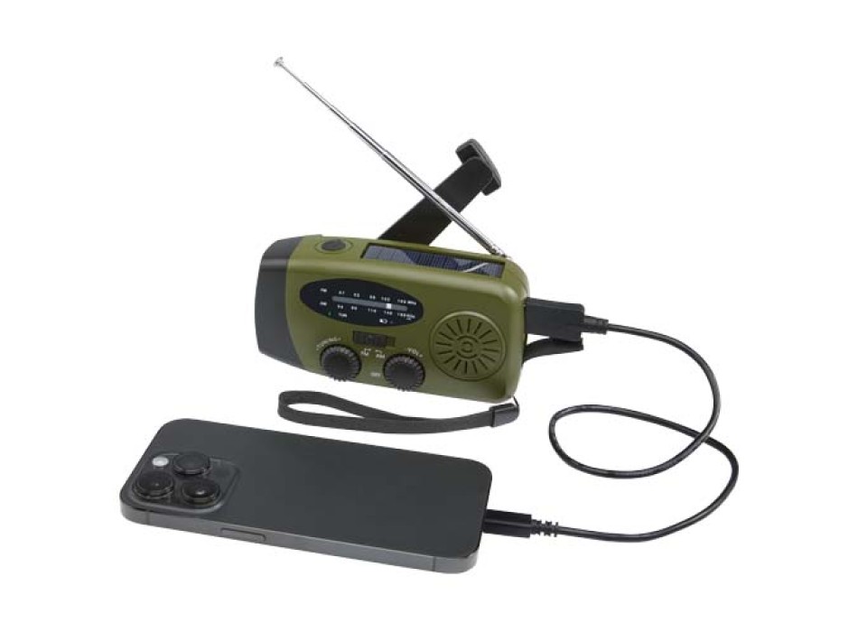 Radio di emergenza in plastica riciclata certificata RCS Avior FullGadgets.com