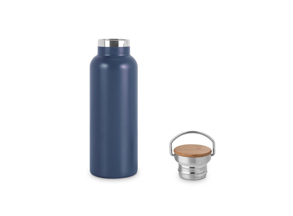 RAGNAR. Borraccia in acciaio inox (riciclata al 36%) a doppia parete termica, isolata sottovuoto 570 mL FullGadgets.com