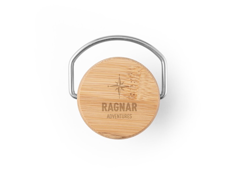 RAGNAR. Borraccia in acciaio inox (riciclata al 36%) a doppia parete termica, isolata sottovuoto 570 mL FullGadgets.com