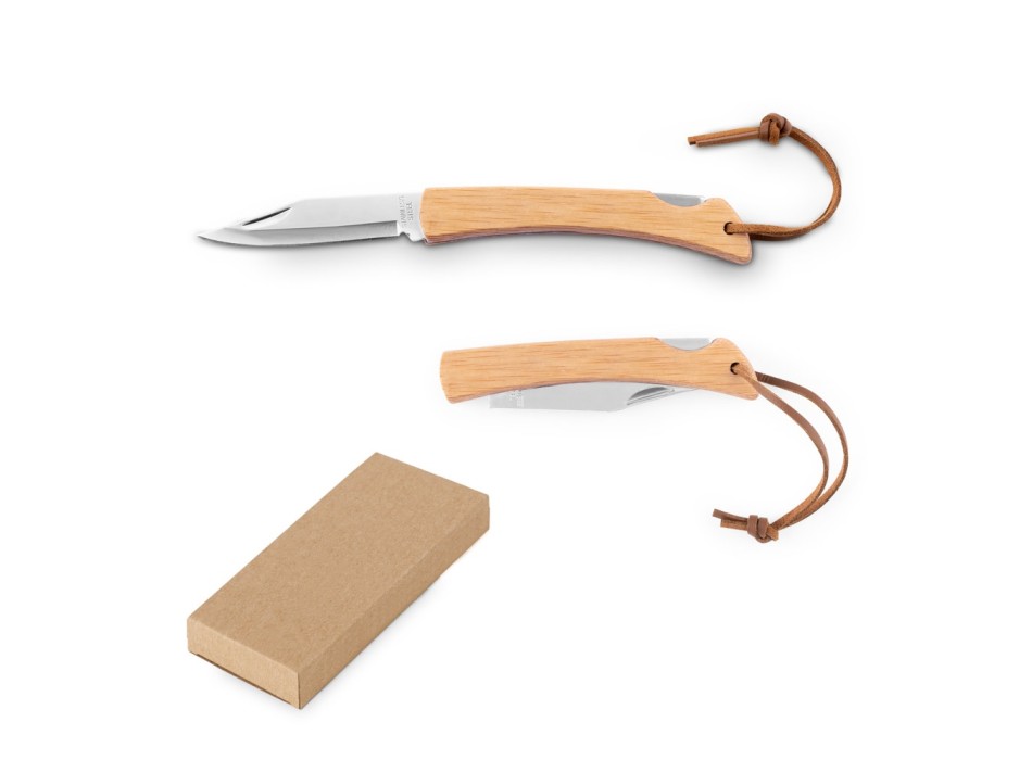 RANGER. Coltello con lama in acciaio inox e manico in bambù FullGadgets.com
