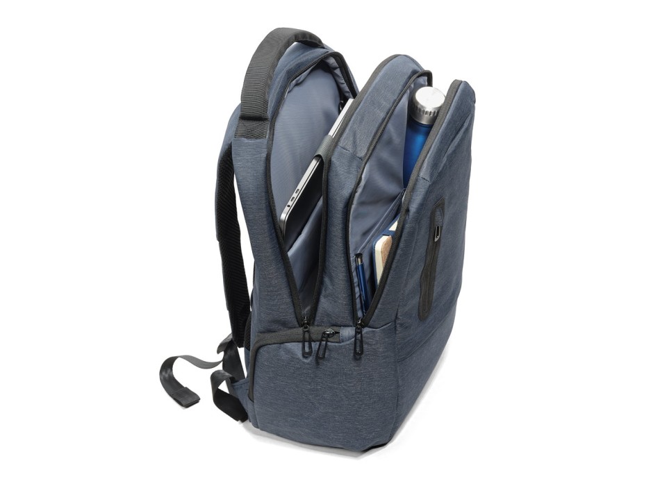 RE-BOSTON. Zaino per laptop in nylon riciclato 2Tone resistente all'acqua con scomparto 210D FullGadgets.com