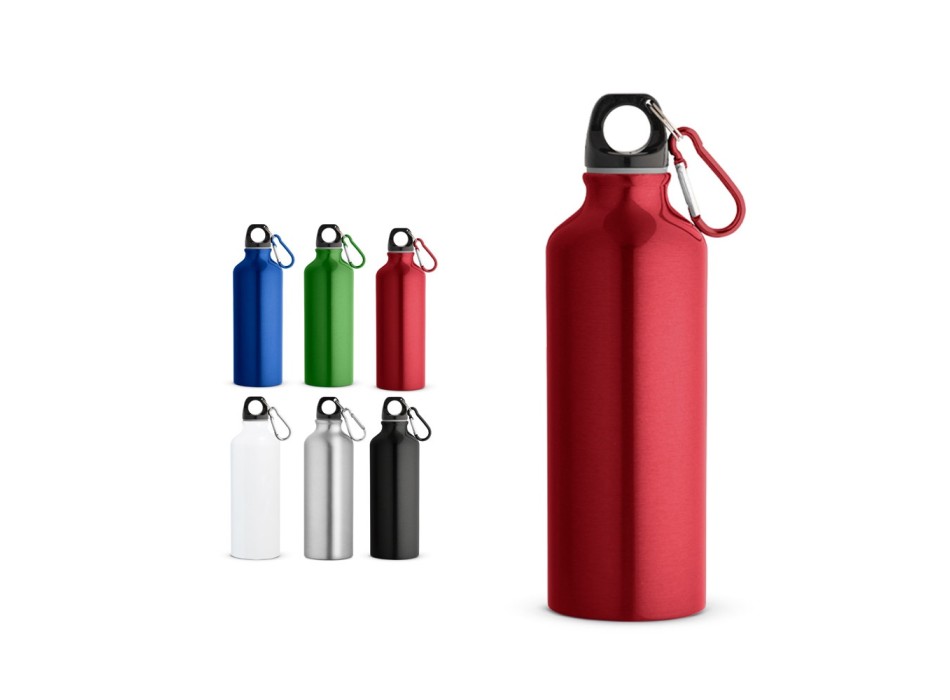 RE-LANDSCAPE M. Borraccia in alluminio riciclato (100% rAL) con moschettone 530 mL FullGadgets.com