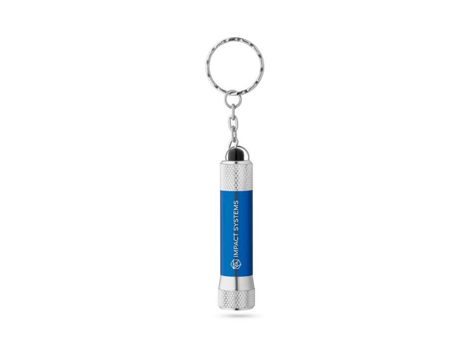 RE-LERGAN. Portachiavi in ​​alluminio (riciclato al 92%) con torcia LED a 3 luci FullGadgets.com