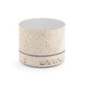 RE-LINEU. Altoparlante portatile da 3W con autonomia di 4h30m in fibra di paglia e ABS riciclato (100% rABS)
