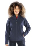 Recycled printable 3-layer hooded softshell