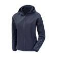Recycled 3-layer printable womens hooded softshell FullGadgets.com