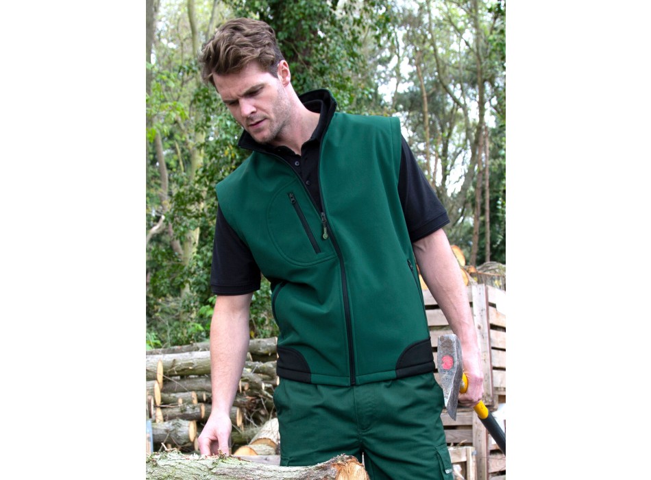 Recycled 3-Layer Softshell Bodywarmer FullGadgets.com