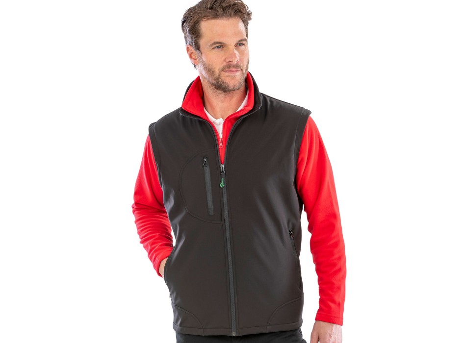 Recycled 3-Layer Softshell Bodywarmer FullGadgets.com