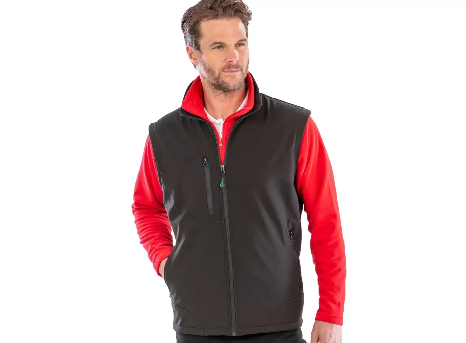 Recycled 3-Layer Softshell Bodywarmer FullGadgets.com