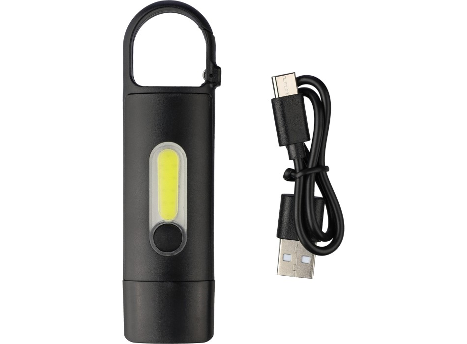Recycled ABS mini flashlight Zai FullGadgets.com